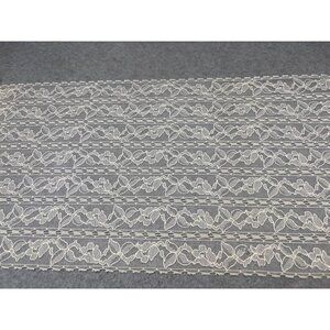 Vintage Cream Insertion Entredeux Trim 8.5" wide x 2 yards by Native Laces & Tex